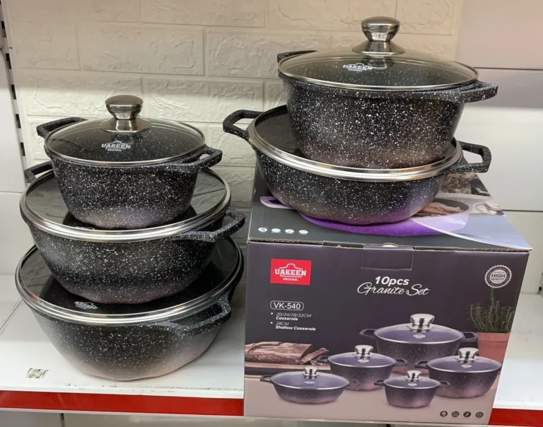 казан Uakeen с крышкой, объем 5 литров, для плиты и костра