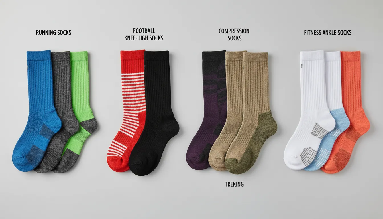 спортивные носки оптом разных видов для спорта и оптового ассортимента