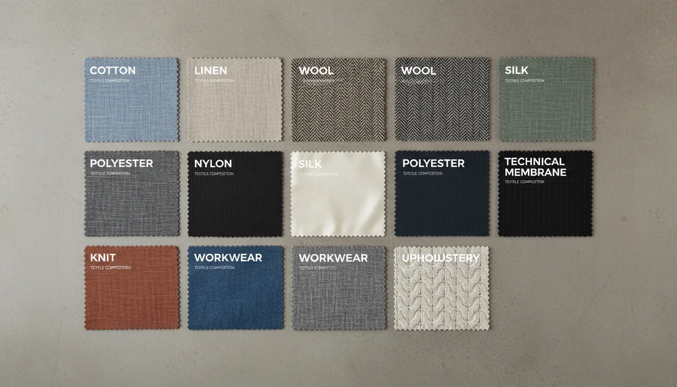 Виды тканей оптом: классификация текстильных материалов для одежды, спецодежды и промышленности