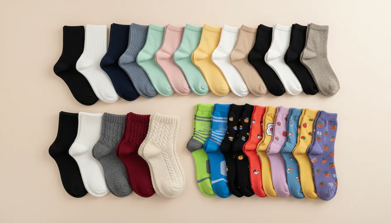 женские носки оптом разные виды материалы цвета