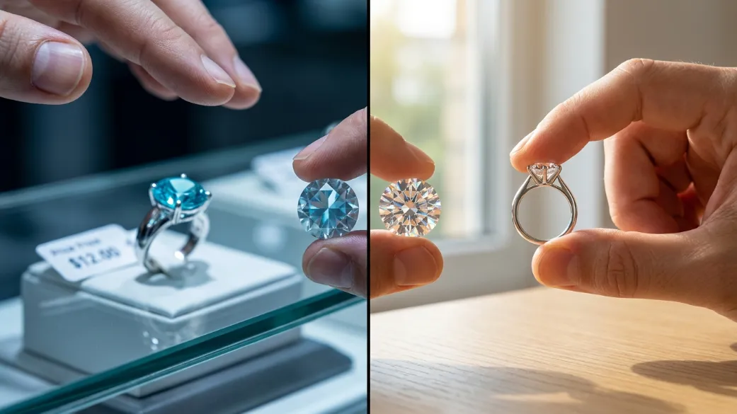 алпанит камень или стекло сравнение с фианитом внешний вид украшения