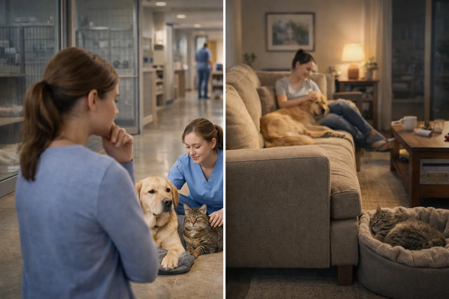 Сравнение отеля для животных и домашней передержки для выбора безопасного формата ухода за питомцем