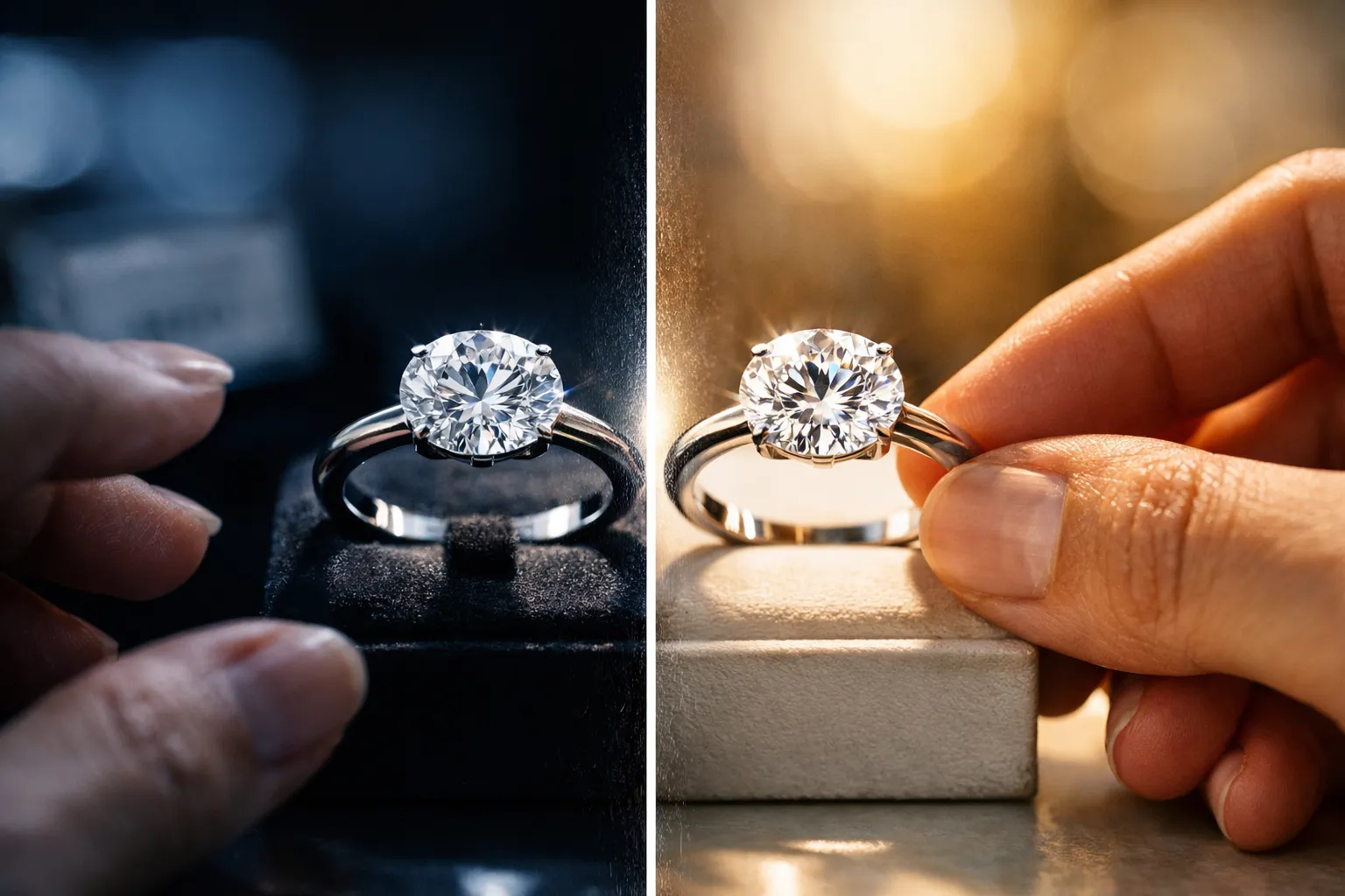 сравнение синтетических и натуральных камней визуально отличие лабораторного и природного камня